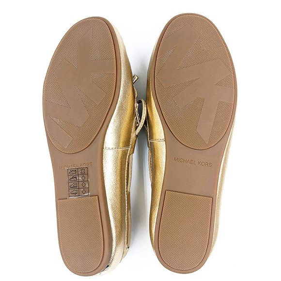 New Michael Kors Metallic Leather Moccasins 8, 8.5 - Picture 7 of 7